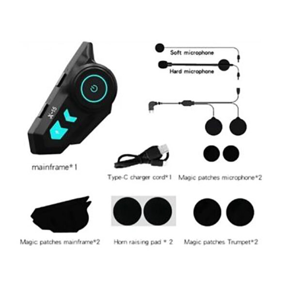 Ακουστικό bluetooth για κράνος μηχανής