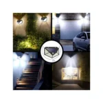 Ηλιακό φωτιστικό LED με 100 COB φώτα και αισθητήρα κίνησης