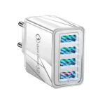Φορτιστής τοίχου με 4 θύρες USB και τεχνολογία Quick Charge 3.0