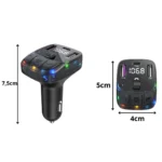QC 3.0 και LED φωτισμό για μουσική και φόρτιση στο αυτοκίνητο