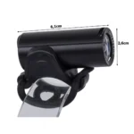 Επαναφορτιζόμενο LED Φως Ποδηλάτου USB 350lm Μαύρο