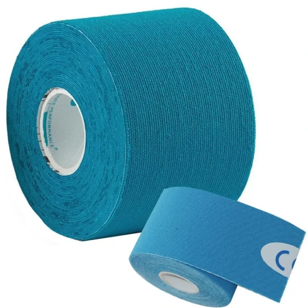 Ταινία κινησιοθεραπείας kinesio 5m x 5cm σε μπλε χρώμα για αθλητική υποστήριξη