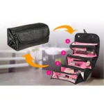 Μαύρο νεσεσέρ Roll n Go με 4 διαφανείς θήκες και μαγνητικό κλείσιμο