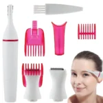 Γυναικείος trimmer φρυδιών και μπικίνι με ροζ εξαρτήματα