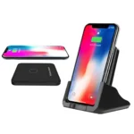 Ασύρματος φορτιστής Qi 15W με βάση για smartphone – USB