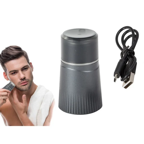 Ασύρματο mini trimmer ανδρικό για περιποίηση γενειάδας με USB φόρτιση
