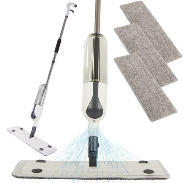 Σφουγγαρίστρα FLAT MOP με ψεκαστήρα και 3 ανταλλακτικά πανάκια μικροϊνών