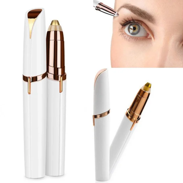 Ηλεκτρικό trimmer φρυδιών με LED, ακριβής & ανώδυνη αποτρίχωση, ιδανικό για ευαίσθητες επιδερμίδες, μικρό και φορητό