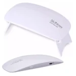 Φουρνάκι νυχιών SUNmini UV/LED λευκό με πτυσσόμενα πόδια και 6 LED φώτα