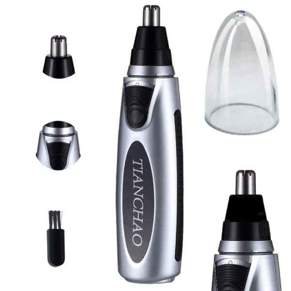 Ανδρικό Trimmer Tianchao για μύτη και αυτιά με καπάκι και βουρτσάκι καθαρισμού