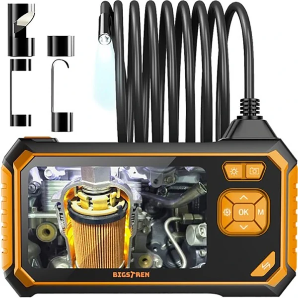 Bigstren ενδοσκοπική κάμερα 5m με οθόνη 4.3"  Full HD  LED  αδιάβροχη  για σωληνώσεις  τοίχους & δύσκολα σημεία