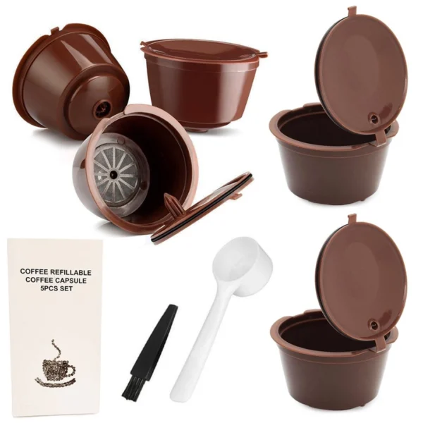 Dolce Gusto Επαναγεμιζόμενες Κάψουλες Καφέ – Σετ 5 Τεμαχίων