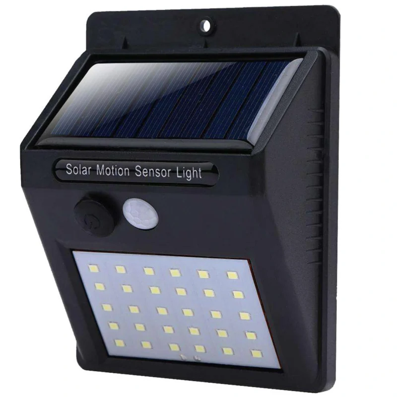 Ηλιακό φωτιστικό LED 30 SMD με αισθητήρα κίνησης και σούρουπου