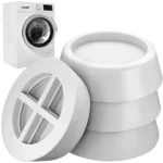 Ruhhy αντικραδασμικά pads 4τμχ  λευκά  για πλυντήρια  ψυγεία & συσκευές  απορροφούν κραδασμούς & μειώνουν θόρυβο
