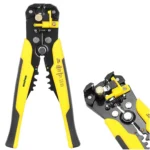 Αυτόματος απογυμνωτής καλωδίων SPM 0.2-6mm  με κόπτη  πρεσαδόρο  ρυθμιστή πίεσης & αντιολισθητική λαβή  κίτρινο-μαύρο