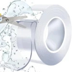 Διάφανη αυτοκόλλητη ταινία διπλής όψης Malatec 3m  επαναχρησιμοποιούμενη  για κάδρα  χαλιά  καλώδια & επιφάνειες