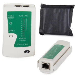 Tester Καλωδίων Δικτύου RJ45 RJ11 με LED και Θήκη