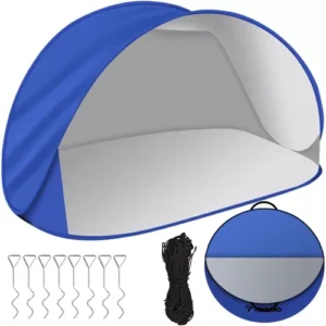 Trizand σκίαστρο παραλίας POP-UP  220x120x100εκ.  UV30+  ελαφρύ  αυτοεκτεινόμενο  με θήκη  για σκιά & προστασία στην παραλία