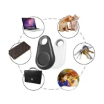 Bluetooth μπρελόκ εντοπιστής σε μαύρο χρώμα με λειτουργίες κάμερας