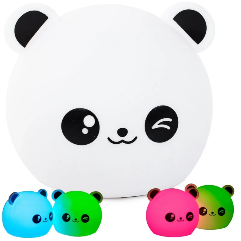 Παιδικό LED φωτιστικό Panda RGB – αφής