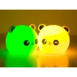 Παιδικό φωτιστικό Panda LED RGB – σιλικόνης με USB και τηλεχειριστήριο