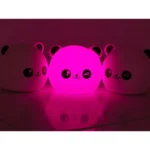Παιδικό φωτιστικό Panda LED RGB – σιλικόνης με USB και τηλεχειριστήριο