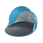 Pop-up σκηνή παραλίας με UV προστασία και αυτόματο στήσιμο σε μπλε-γκρι χρώμα