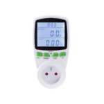 Wattmeter μετρητής κατανάλωσης ρεύματος με φωτιζόμενη οθόνη LED