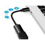 Αντάπτορας USB-C σε USB-A 3.0 OTG με πλεκτό καλώδιο 11cm