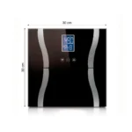 Αναλυτική ζυγαριά μπάνιου γυάλινη έως 180kg με LCD οθόνη και αντιολισθητικά πόδια