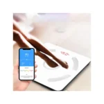 Αναλυτική Ζυγαριά Μπάνιου Bluetooth 180kg γυάλινη με οθόνη LCD