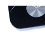 Αναλυτική Ζυγαριά Μπάνιου Bluetooth 180kg μαύρη γυάλινη με οθόνη LCD