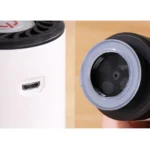 Αντλία κενού τροφίμων επαναφορτιζόμενη USB με 5 αντάπτορες και λειτουργία φουσκώματος