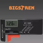 BT-168D ψηφιακό battery tester  μαύρο  με LCD  για AA  AAA  9V & μπαταρίες κουμπί  μικρού μεγέθους  φορητό