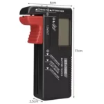 BT-168D ψηφιακό battery tester  μαύρο  με LCD  για AA  AAA  9V & μπαταρίες κουμπί  μικρού μεγέθους  φορητό
