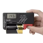 BT-168D ψηφιακό battery tester  μαύρο  με LCD  για AA  AAA  9V & μπαταρίες κουμπί  μικρού μεγέθους  φορητό