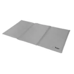 Γκρι χαλάκι ψύξης κατοικιδίων Purlov XXL 110x70cm  με τζελ  αναδιπλούμενο  δροσερό & άνετο για καλοκαιρινή χρήση