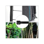 Δεματικά καλωδίων μαύρα 3.6x200mm nylon σετ 100 τεμαχίων