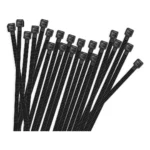 Δεματικά καλωδίων μαύρα 3.6x200mm nylon σετ 100 τεμαχίων