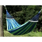 Διπλή βραζιλιάνικη αιώρα XXL 260x150cm με μαξιλάρι και θήκη μεταφοράς – πολύχρωμη
