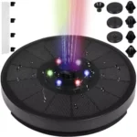 Gardlov Ηλιακό Φωτιστικό Συντριβάνι RGB Πλωτό για Πισίνα