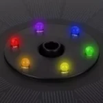Gardlov Ηλιακό Φωτιστικό Συντριβάνι RGB Πλωτό για Πισίνα