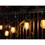Γιρλάντα φωτισμού εξωτερικού χώρου 10m με 10 LED λαμπτήρες E27 σε θερμό λευκό φως