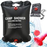 Ηλιακή Ντουζιέρα 20L Φορητή με Λάστιχο & Θερμόμετρο Shower Camp