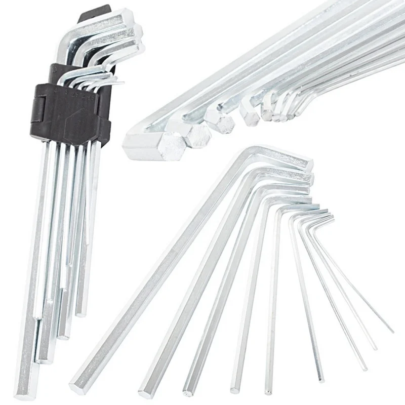 Σετ 9 κλειδιά Allen L-Type από 1.5mm έως 10mm σε οργανωτή