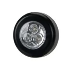 Ασύρματο LED φωτιστικό ντουλαπιού αφής με 3 LED σε μαύρο χρώμα για χρήση σε κουζίνα ή ντουλάπα