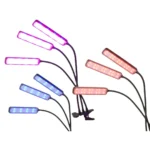 LED λάμπα καλλιέργειας φυτών USB με 3 ρυθμιζόμενα πάνελ και χρονοδιακόπτη