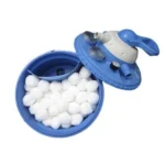 Μπάλες φίλτρου Malatec 1.4kg για αντλία άμμου πισίνας σε λευκό χρώμα