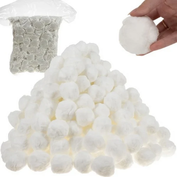 Μπάλες φίλτρου Malatec 1.4kg για αντλία άμμου πισίνας σε λευκό χρώμα