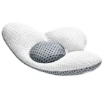Ορθοπεδικό μαξιλάρι μέσης με memory foam 46x30cm σε λευκό χρώμα